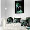 Designart - Green High Heel Show - Abstract Canvas Art Print
